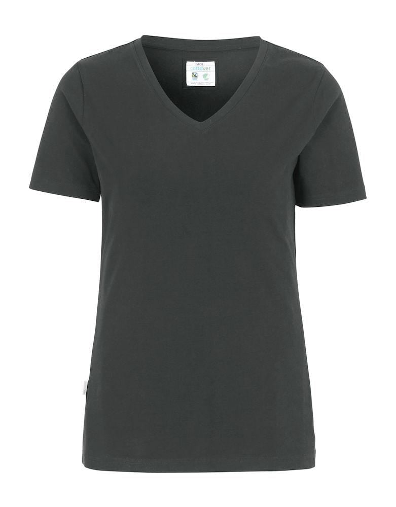 Stretch Damen T-Shirt Charcoal (980)- online gestalten & bedrucken lassen - wirbe-welt.shop