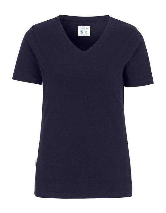 Stretch Damen T-Shirt navy- online gestalten & bedrucken lassen - wirbe-welt.shop