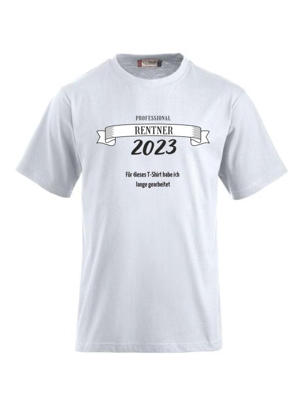 T-Shirts bedrucken mit Spruch - Professional Rentner 2023
