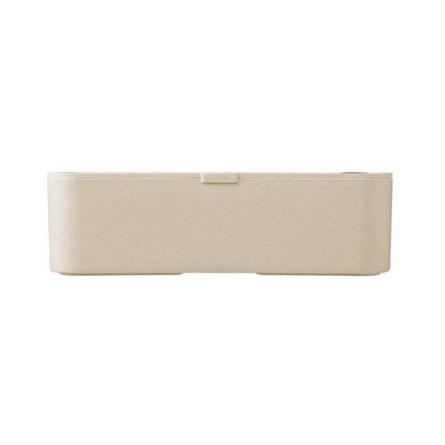 Umweltfreundliche Brotdose aus 50 % Weizenstrohfasern und 50 % - wirbe-welt.shop