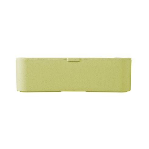 Umweltfreundliche Brotdose aus 50 % Weizenstrohfasern und 50 % - wirbe-welt.shop