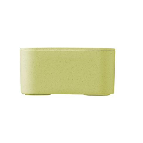 Umweltfreundliche Brotdose aus 50 % Weizenstrohfasern und 50 % - wirbe-welt.shop