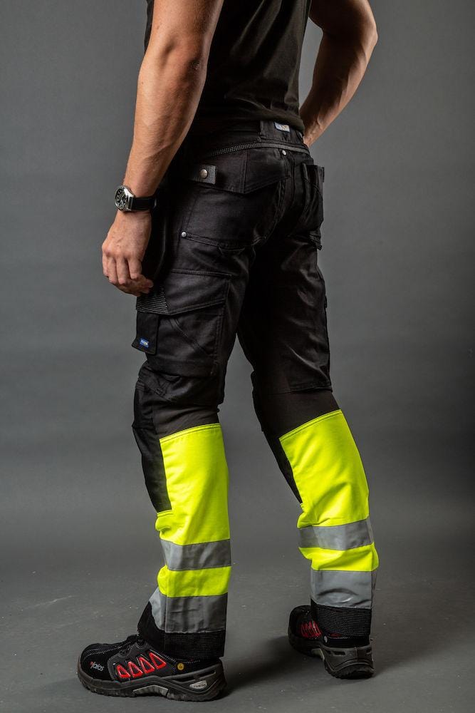 Projob Warnschutz Arbeitshose mit Hängetaschen für Herren - wirbe-welt.shop