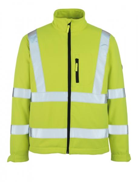 Calgary Soft Shell Jacke- Warnschutzjacke mit Reißverschluss - wirbe-welt.shop