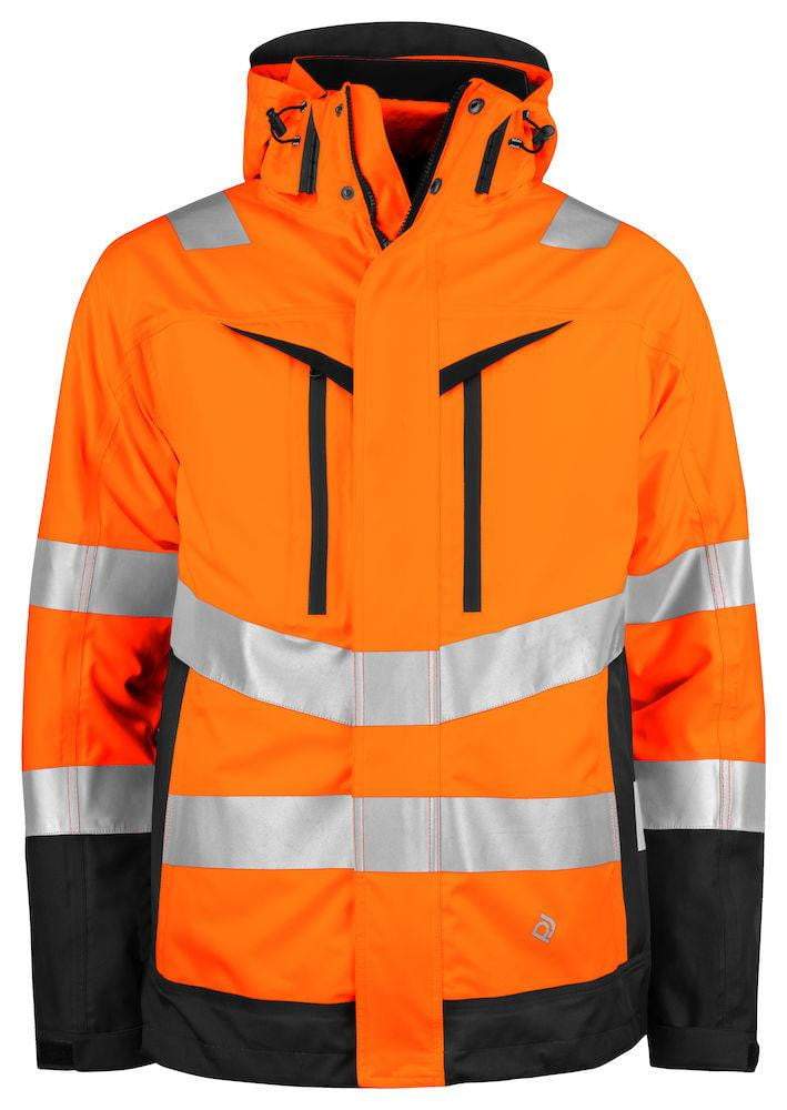 Projob Herren Wind- und Wasserdichter Parka 3-in-1 EN ISO 20471 Klasse 3/2 - 646417 - wirbe-welt.shop