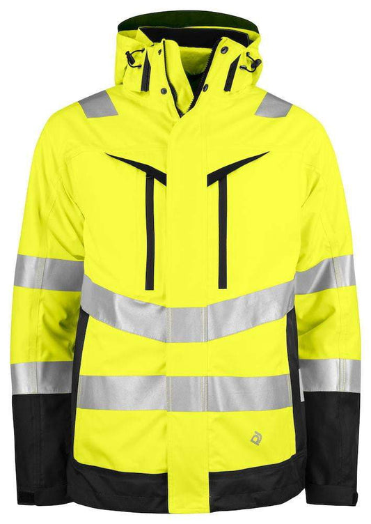 Projob Herren Wind- und Wasserdichter Parka 3-in-1 EN ISO 20471 Klasse 3/2 - 646417 - wirbe-welt.shop