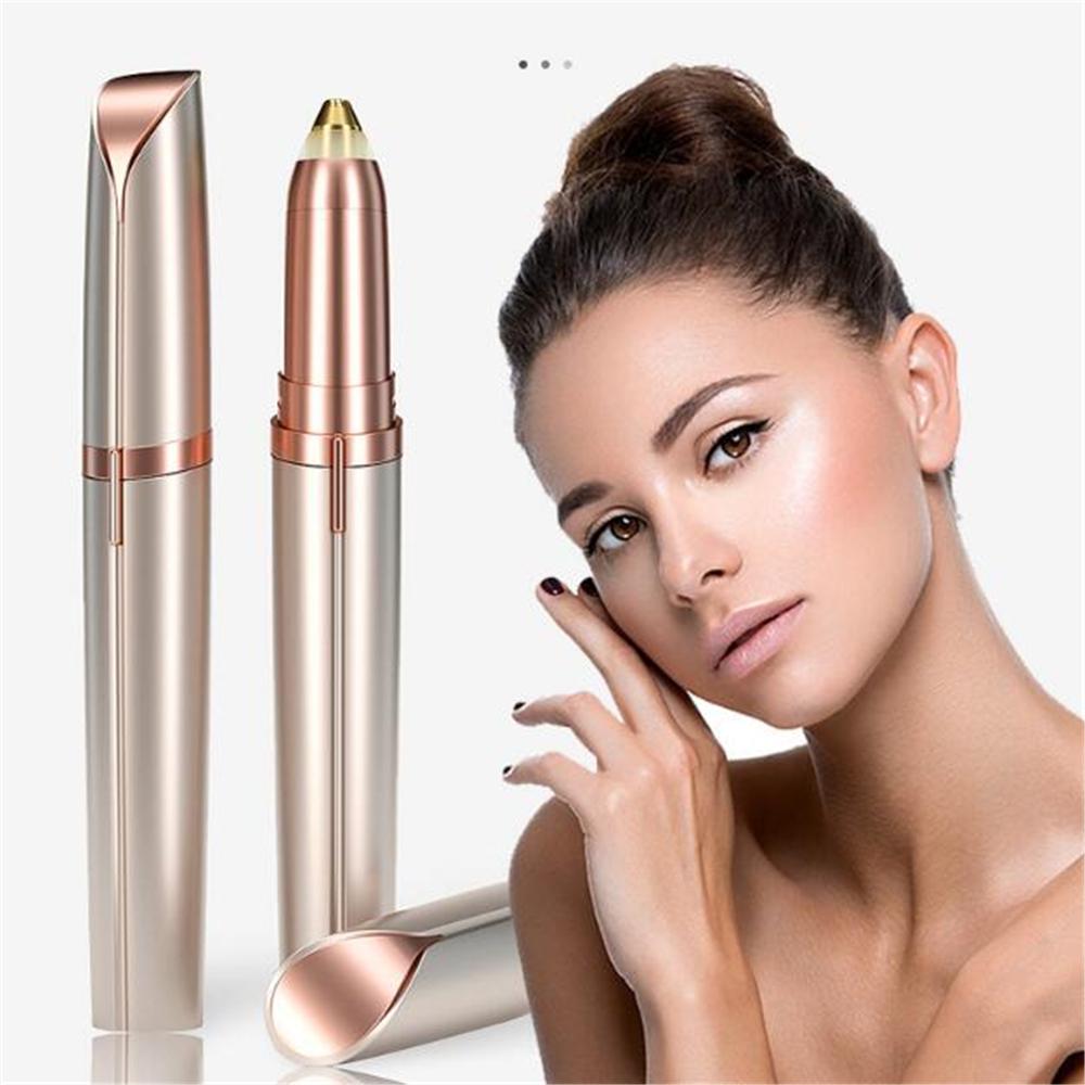 1pc Elektrische Augenbrauen Trimmer Schmerzlos Augenbraue Epilierer Mini Eye Brow Shaper Rasierer Rasiermesser Tragbaren Gesichts Haar Remover für frauen - wirbe-welt.shop
