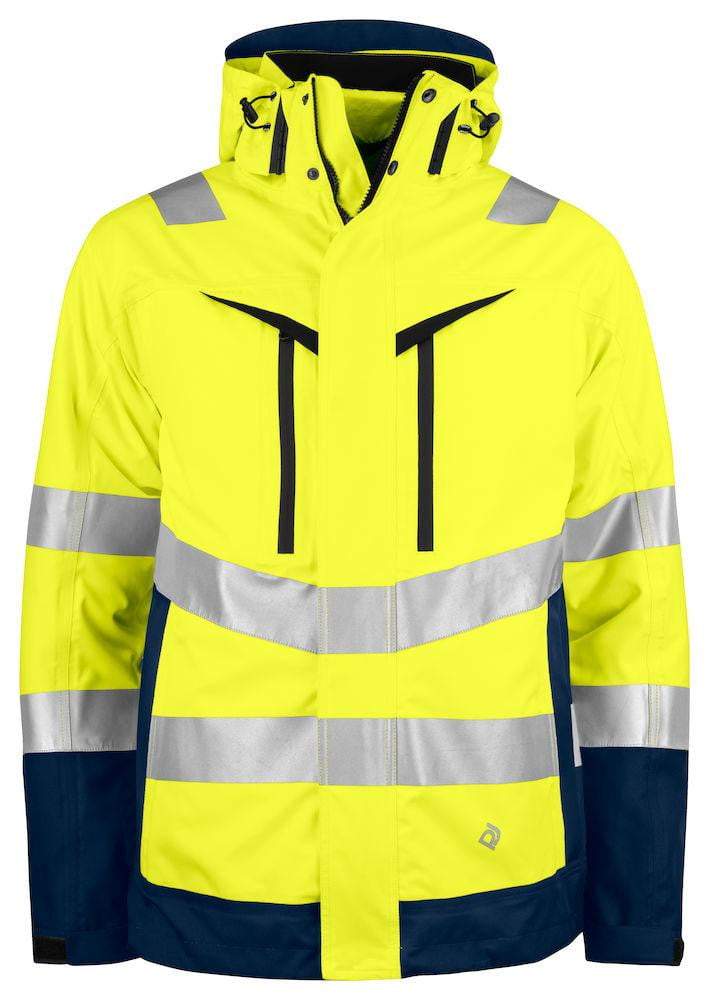 Projob Herren Wind- und Wasserdichter Parka 3-in-1 EN ISO 20471 Klasse 3/2 - 646417 - wirbe-welt.shop