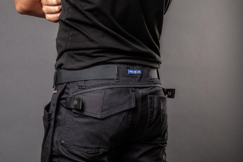 Projob Warnschutz Arbeitshose mit Hängetaschen für Herren - wirbe-welt.shop
