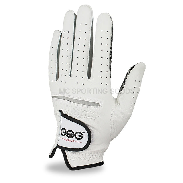 Free Shipping Genuine Leather Golf Gloves Men's Left Right Hand Soft Breathable Pure Sheepskin Golf Gloves Golf accessories