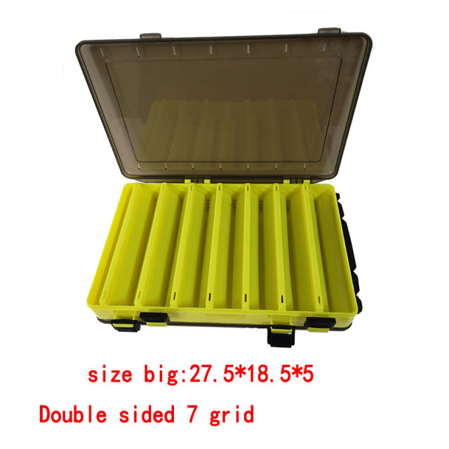 Large-capacity Fishing Tackle Box Double-decker Sub-bait Box Portable  Bait Fishing Gear Storage Box