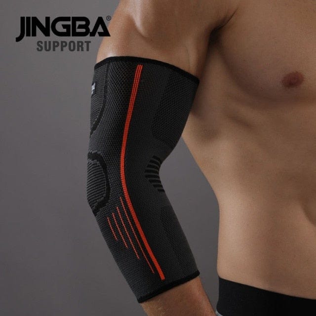JINGBA SUPPORT 1PCS Compression Elastic Nylon Basketball Elbow brace support protector Volleyball Bandage Elbow pads Dropshippin - wirbe-welt.shop