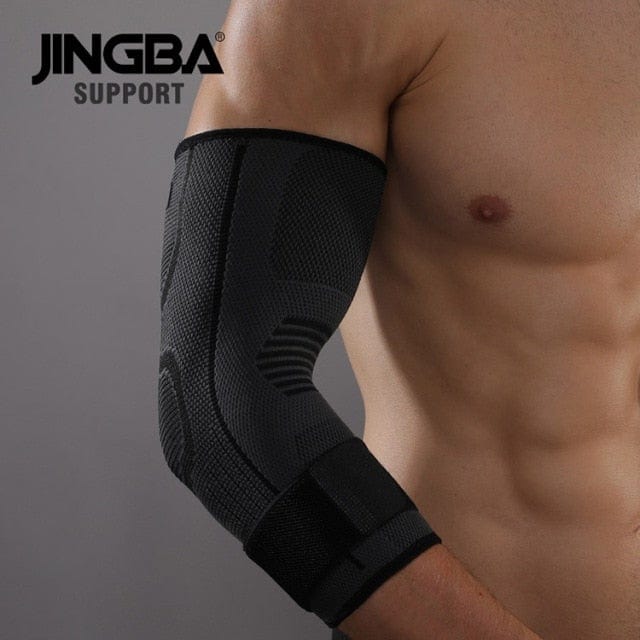 JINGBA SUPPORT 1PCS Compression Elastic Nylon Basketball Elbow brace support protector Volleyball Bandage Elbow pads Dropshippin - wirbe-welt.shop