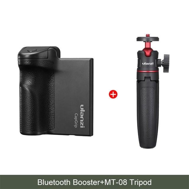 Ulanzi CapGrip Drahtloses Bluetooth Smartphone Selfie Booster Griff Griff Telefonstabilisator Ständer Halter Auslöser 1/4 Schraube - wirbe-welt.shop