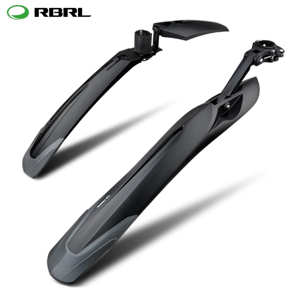 RBRL Bike Mudguard Set MTB Fender E-Bike 26 27.5 29 Mountain Bike TPE Widen Lengthen Quick Release Patent Design RL-910 - wirbe-welt.shop