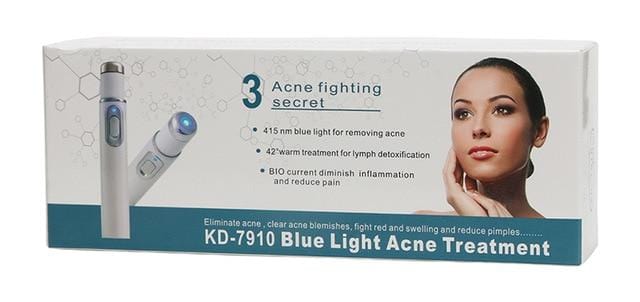 Acne Laser Pen Portable Wrinkle Removal Machine Durable Soft Scar Remover Device Blue Light Therapy Pen Massage Relax KD-7910 - wirbe-welt.shop