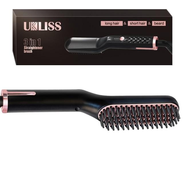 Männer Bartglätter Heißer Heizkamm Haarglätter Bürste Mutifunktionaler Haarkamm Glätteisen Haarglättungsbürste - wirbe-welt.shop