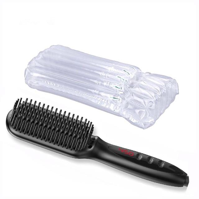 Männer Bartglätter Heißer Heizkamm Haarglätter Bürste Mutifunktionaler Haarkamm Glätteisen Haarglättungsbürste - wirbe-welt.shop