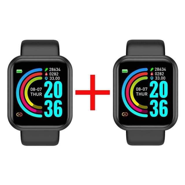 Smart Watch Männer Frauen Smartwatch Herzfrequenz Blutdruckmessgerät Fitness Tracker Watch Smart Armband für Android und IOS - wirbe-welt.shop