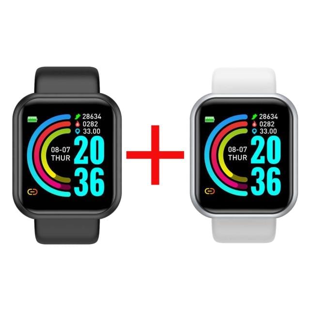 Smart Watch Männer Frauen Smartwatch Herzfrequenz Blutdruckmessgerät Fitness Tracker Watch Smart Armband für Android und IOS - wirbe-welt.shop