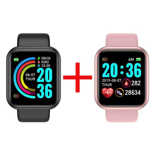 Smart Watch Männer Frauen Smartwatch Herzfrequenz Blutdruckmessgerät Fitness Tracker Watch Smart Armband für Android und IOS - wirbe-welt.shop