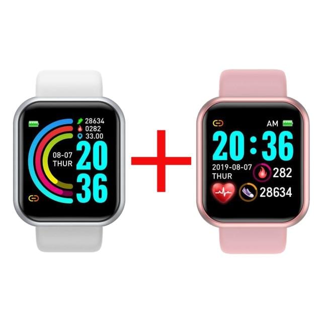 Smart Watch Männer Frauen Smartwatch Herzfrequenz Blutdruckmessgerät Fitness Tracker Watch Smart Armband für Android und IOS - wirbe-welt.shop