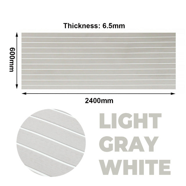 Self-Adhesive Foam Teak Decking EVA Foam Marine Flooring Faux Boat Decking Sheet Accessories Marine 600x2400x5mm