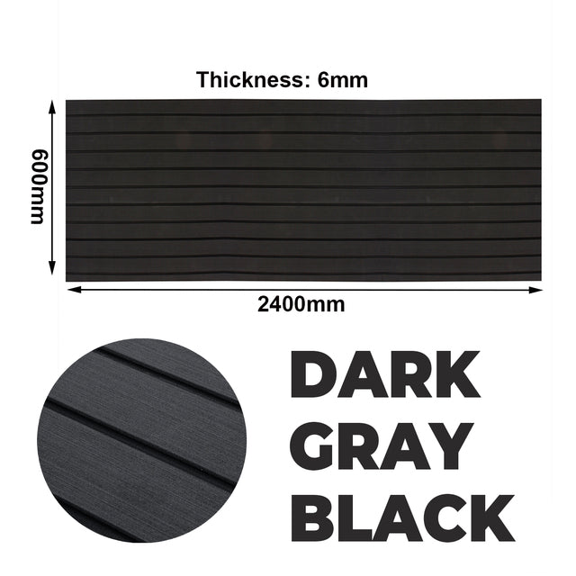 Self-Adhesive Foam Teak Decking EVA Foam Marine Flooring Faux Boat Decking Sheet Accessories Marine 600x2400x5mm