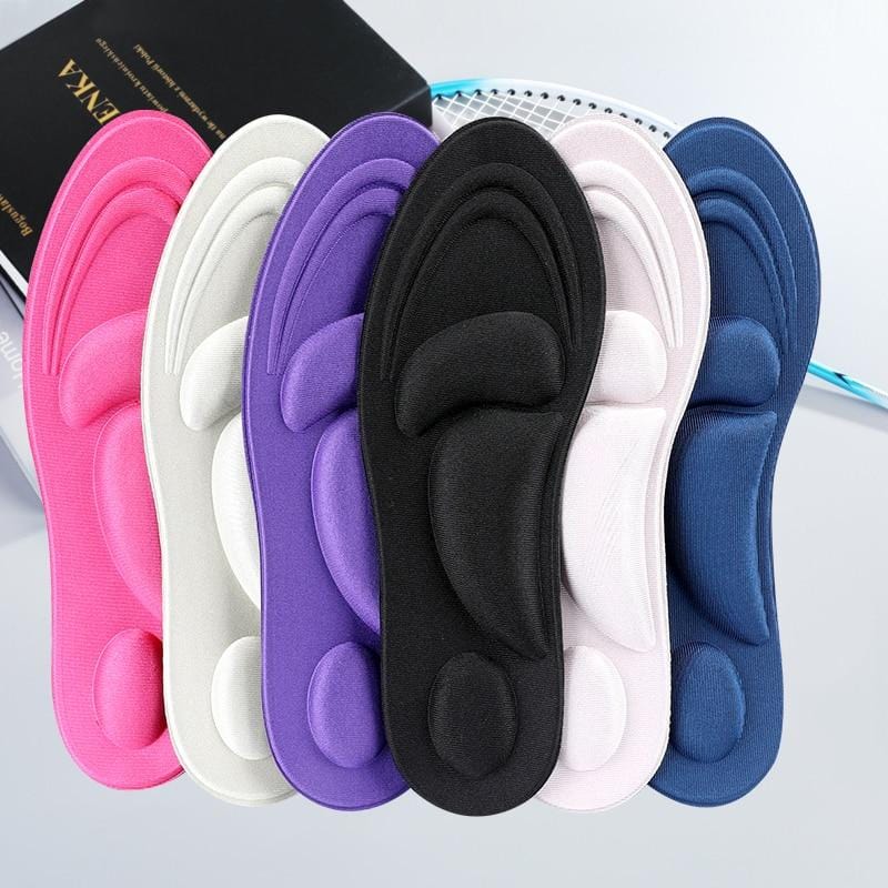 FootMaster 4D Memory Foam Orthopedic Insoles For Shoes Women Men Flat Feet Arch Support Massage Plantar Fasciitis Sports Pad - wirbe-welt.shop