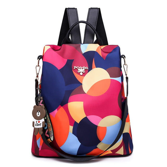 2021 Waterproof Oxford Women Backpack 