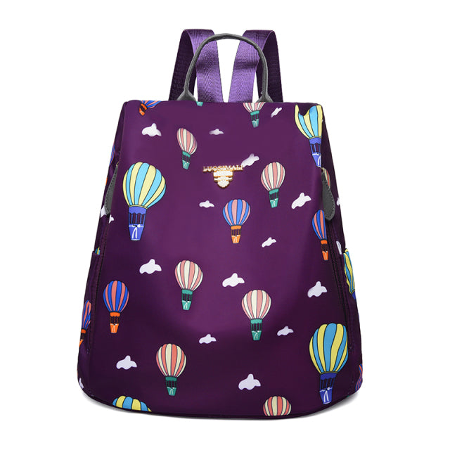 2021 Waterproof Oxford Women Backpack Fashion Anti-theft Women Backpacks Print School Bag High Quality Large Capacity Backpack