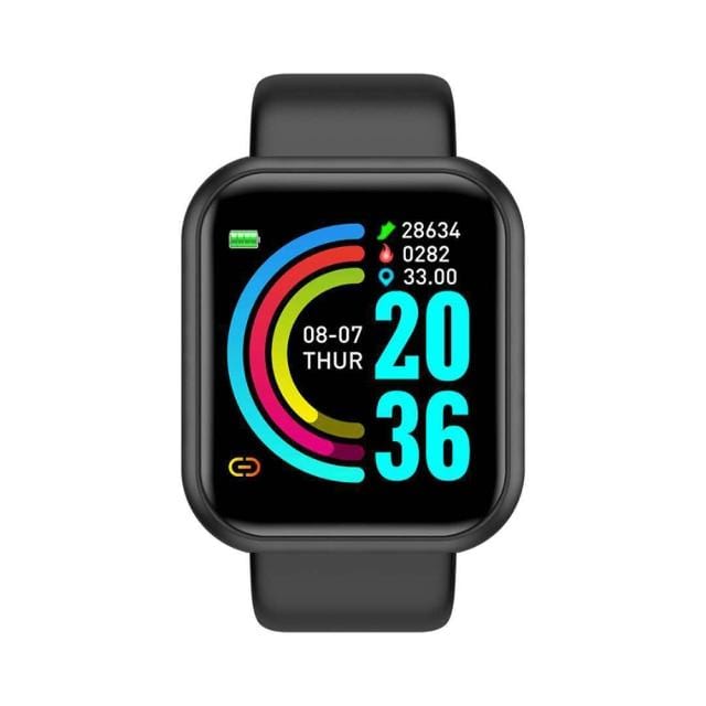 Y68 Smart Watch Männer Armbanduhren Smartwatch Elektronische Uhr Fitness Monitor Männer Geschenk Reloj inteligente für Huawei Relogio SB001 - wirbe-welt.shop