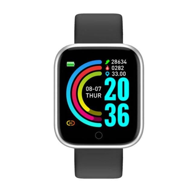 Y68 Smart Watch Männer Armbanduhren Smartwatch Elektronische Uhr Fitness Monitor Männer Geschenk Reloj inteligente für Huawei Relogio SB001 - wirbe-welt.shop