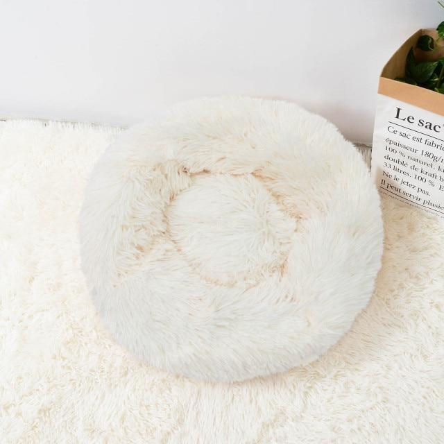Katze Super Soft Long Plush Warm Mat Cute Lightweight Kennel Pet Sleeping Basket Bed Round Fluffy Comfortable Touch Pet Products - wirbe-welt.shop