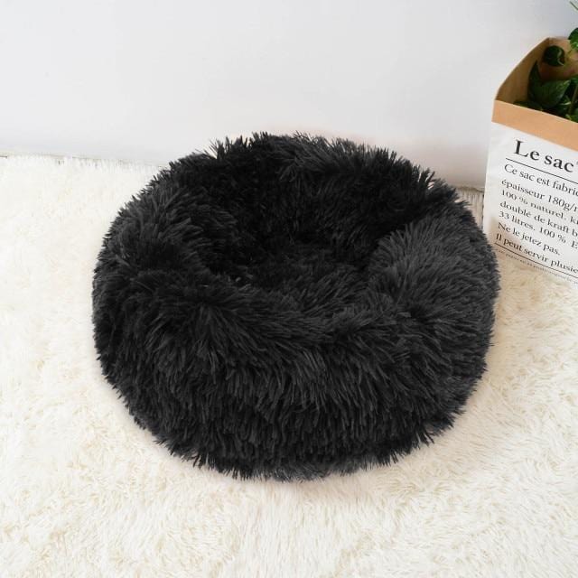 Katze Super Soft Long Plush Warm Mat Cute Lightweight Kennel Pet Sleeping Basket Bed Round Fluffy Comfortable Touch Pet Products - wirbe-welt.shop