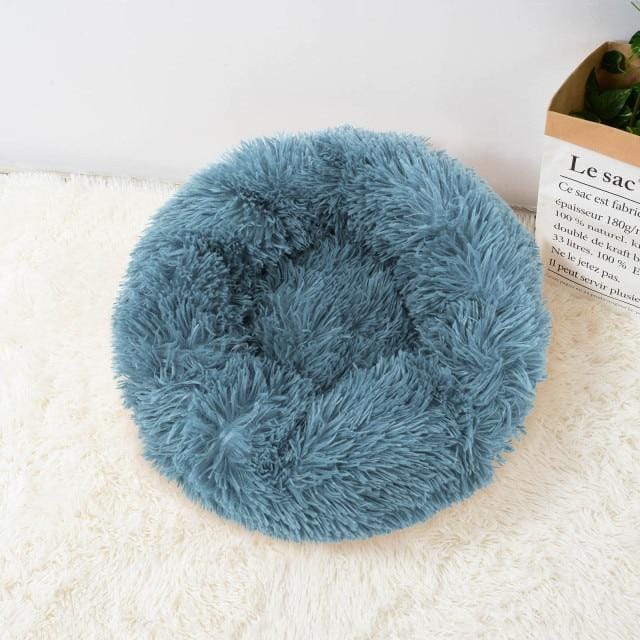 Katze Super Soft Long Plush Warm Mat Cute Lightweight Kennel Pet Sleeping Basket Bed Round Fluffy Comfortable Touch Pet Products - wirbe-welt.shop