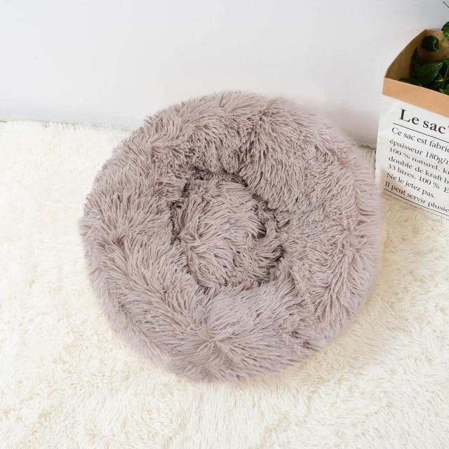 Katze Super Soft Long Plush Warm Mat Cute Lightweight Kennel Pet Sleeping Basket Bed Round Fluffy Comfortable Touch Pet Products - wirbe-welt.shop