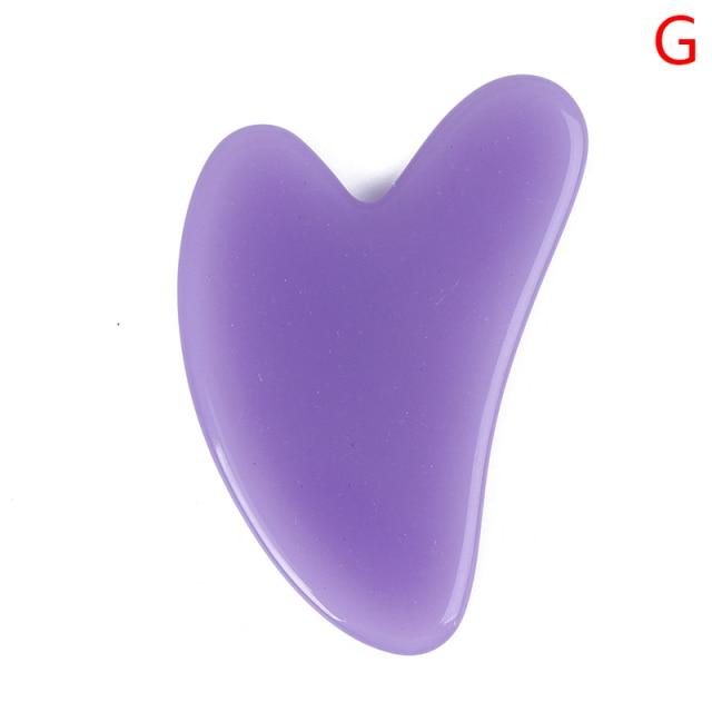 Gua Sha Board Facial Scraping Scrapping Plate Face Body Massage Tool New SPA Massage Beeswax Guasha Scraping For Neck Back - wirbe-welt.shop