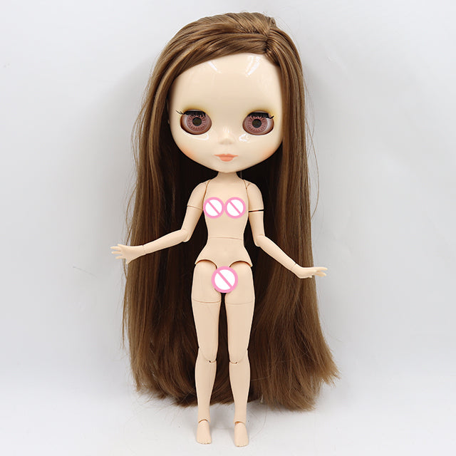 ICY DBS blyth doll 1/6 bjd toy joint body white skin shiny face 30cm on sale special price toy gift anime doll
