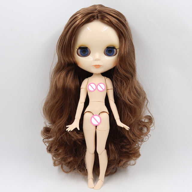 ICY DBS blyth doll 1/6 bjd toy joint body white skin shiny face 30cm on sale special price toy gift anime doll