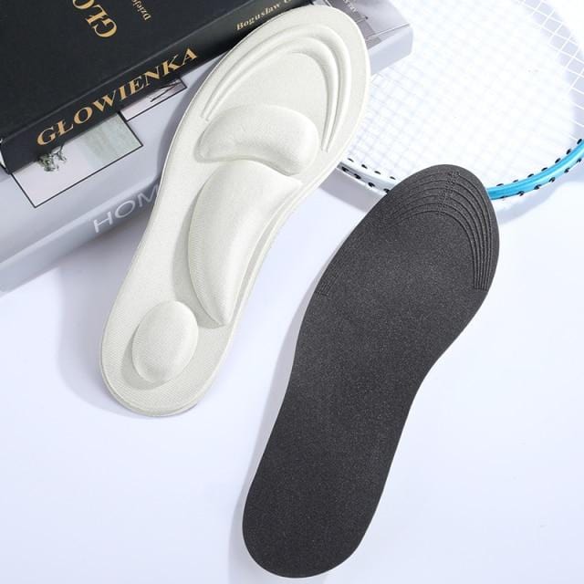 FootMaster 4D Memory Foam Orthopedic Insoles For Shoes Women Men Flat Feet Arch Support Massage Plantar Fasciitis Sports Pad - wirbe-welt.shop