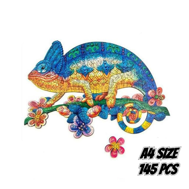 Tier Puzzle aus Holz - Spaß für Kinder und Erwachsene