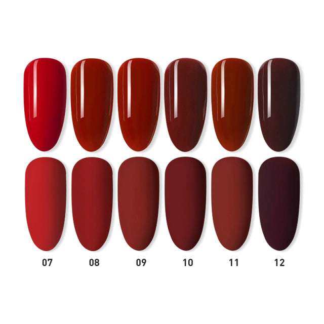 Beautilux Gel Nail Polish Lot Soak Off UV LED Semi Permanent Nails Gels Kit Lacquer Nail Art Design Varnish Wholesale Set of 6