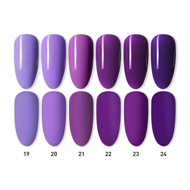 Beautilux Gel Nail Polish Lot Soak Off UV LED Semi Permanent Nails Gels Kit Lacquer Nail Art Design Varnish Wholesale Set of 6