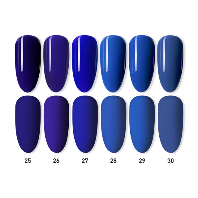 Beautilux Gel Nail Polish Lot Soak Off UV LED Semi Permanent Nails Gels Kit Lacquer Nail Art Design Varnish Wholesale Set of 6