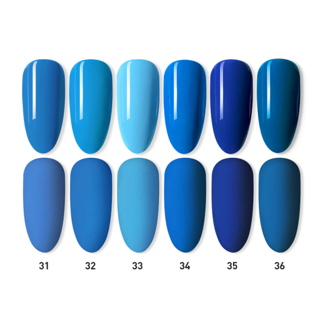 Beautilux Gel Nail Polish Lot Soak Off UV LED Semi Permanent Nails Gels Kit Lacquer Nail Art Design Varnish Wholesale Set of 6