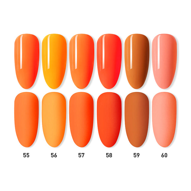 Beautilux Gel Nail Polish Lot Soak Off UV LED Semi Permanent Nails Gels Kit Lacquer Nail Art Design Varnish Wholesale Set of 6