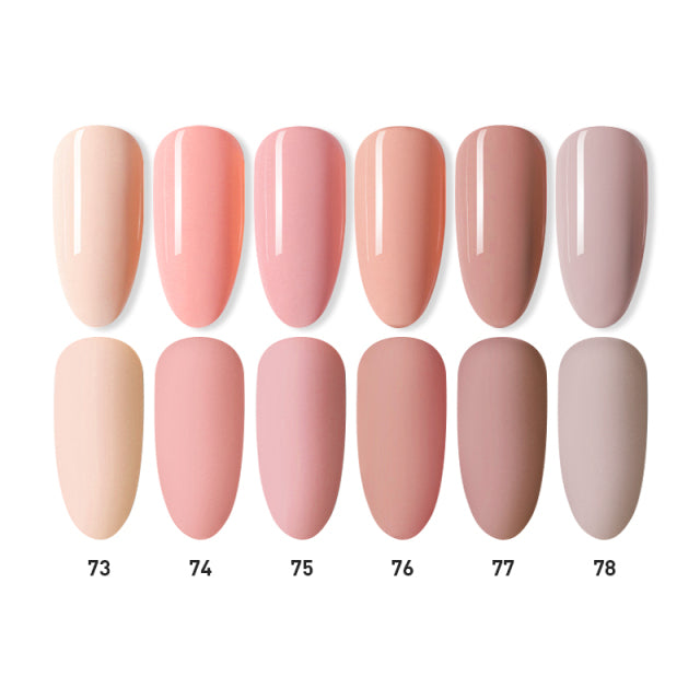 Beautilux Gel Nail Polish Lot Soak Off UV LED Semi Permanent Nails Gels Kit Lacquer Nail Art Design Varnish Wholesale Set of 6