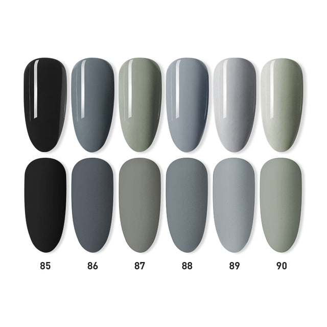 Beautilux Gel Nail Polish Lot Soak Off UV LED Semi Permanent Nails Gels Kit Lacquer Nail Art Design Varnish Wholesale Set of 6