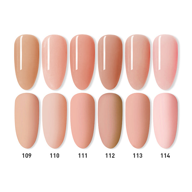 Beautilux Gel Nail Polish Lot Soak Off UV LED Semi Permanent Nails Gels Kit Lacquer Nail Art Design Varnish Wholesale Set of 6